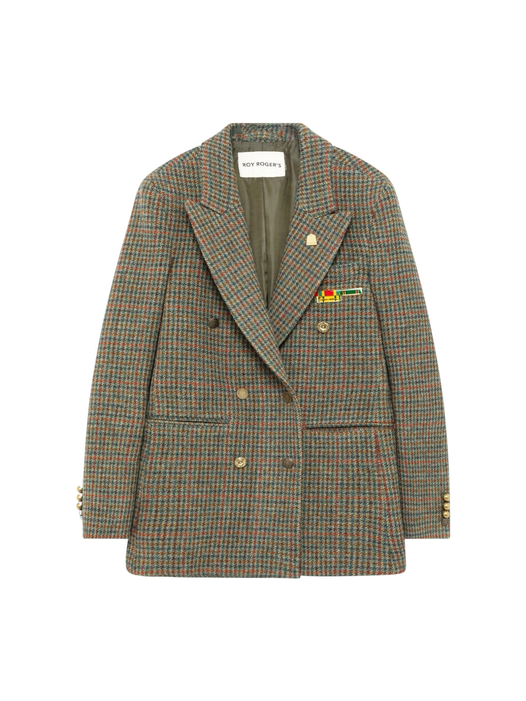 Blazer Roy Rogers doppio petto in pied poule