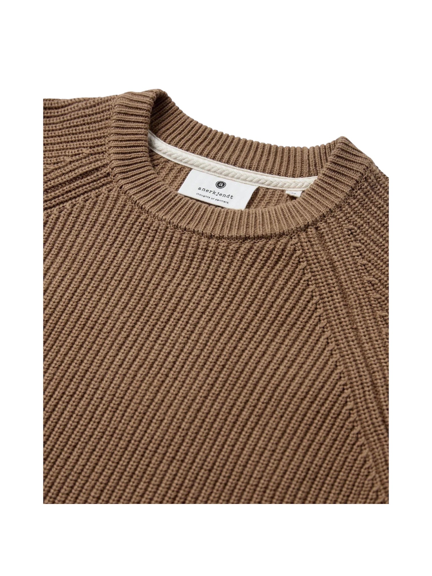 Maglia in cotone Anerkjendt costa inglese caramello