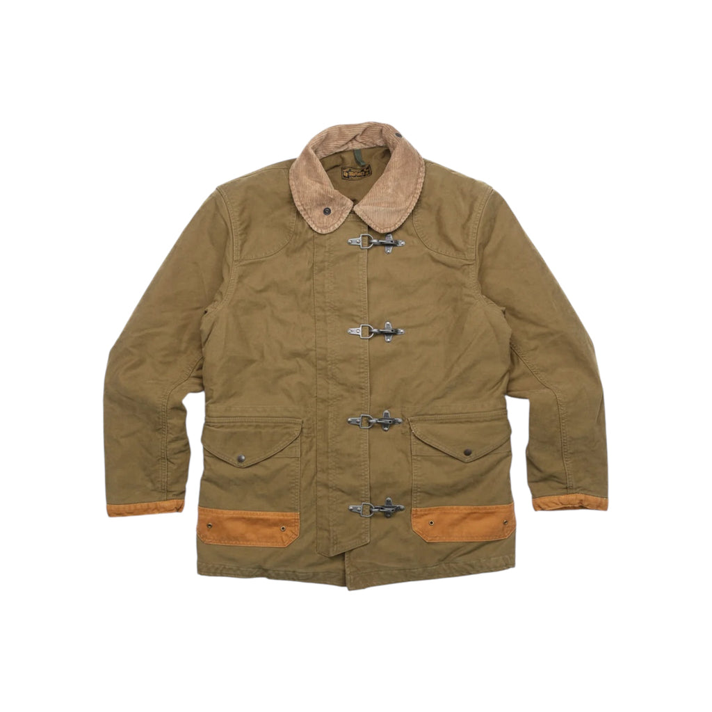 Giacca pompiere 4 ganci Green Khaky