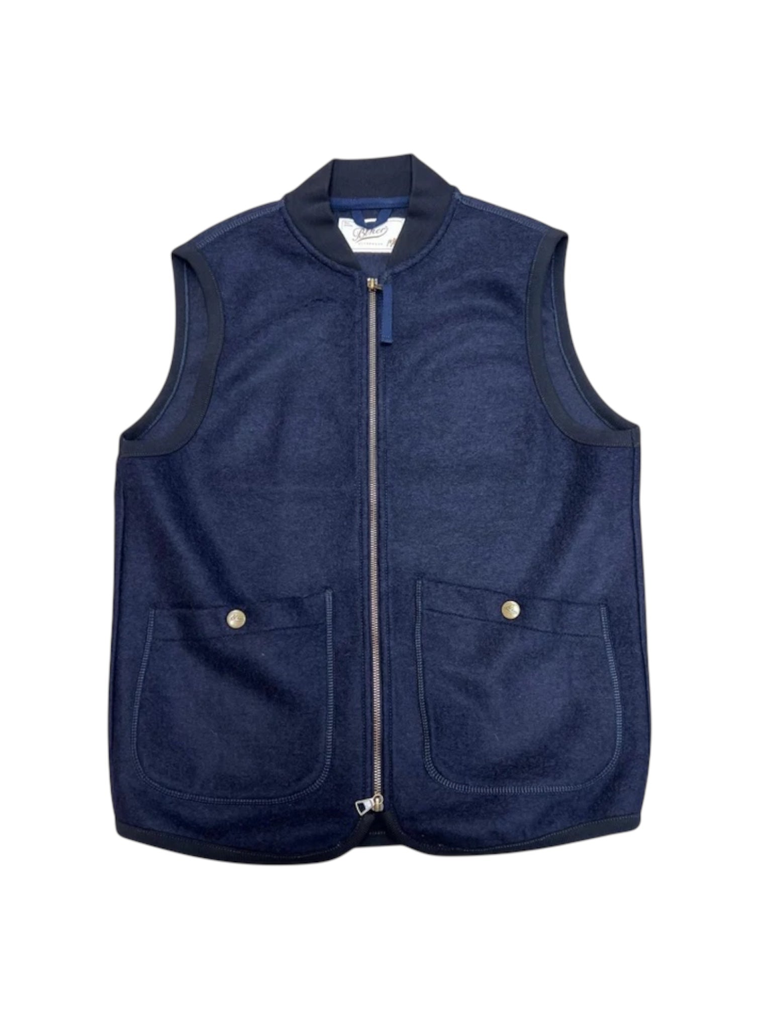Gilet boiled wool Blkeer