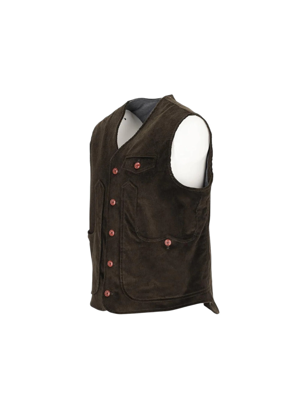 gilet in velluto Capalbio moro